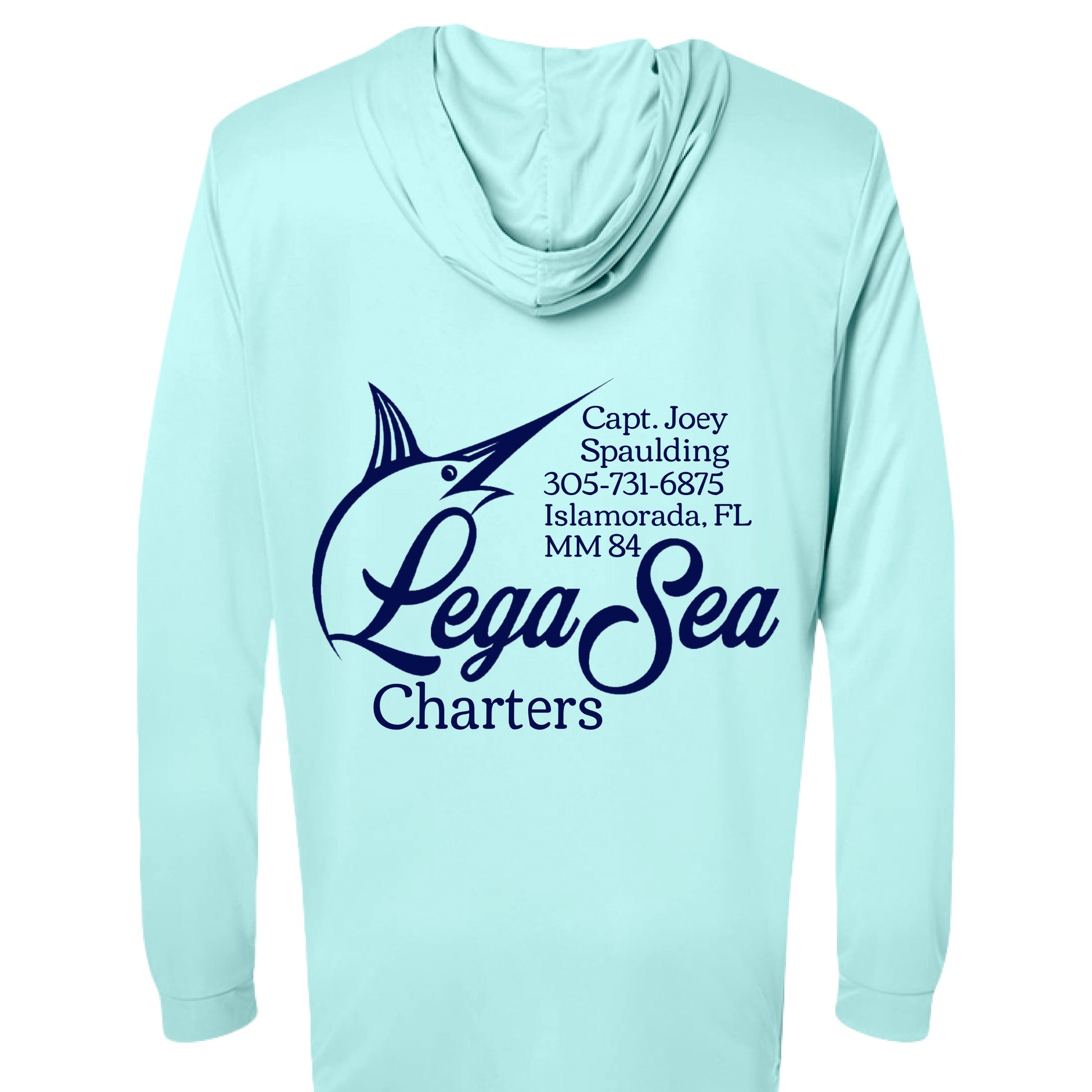 Aqua Blue - BACK