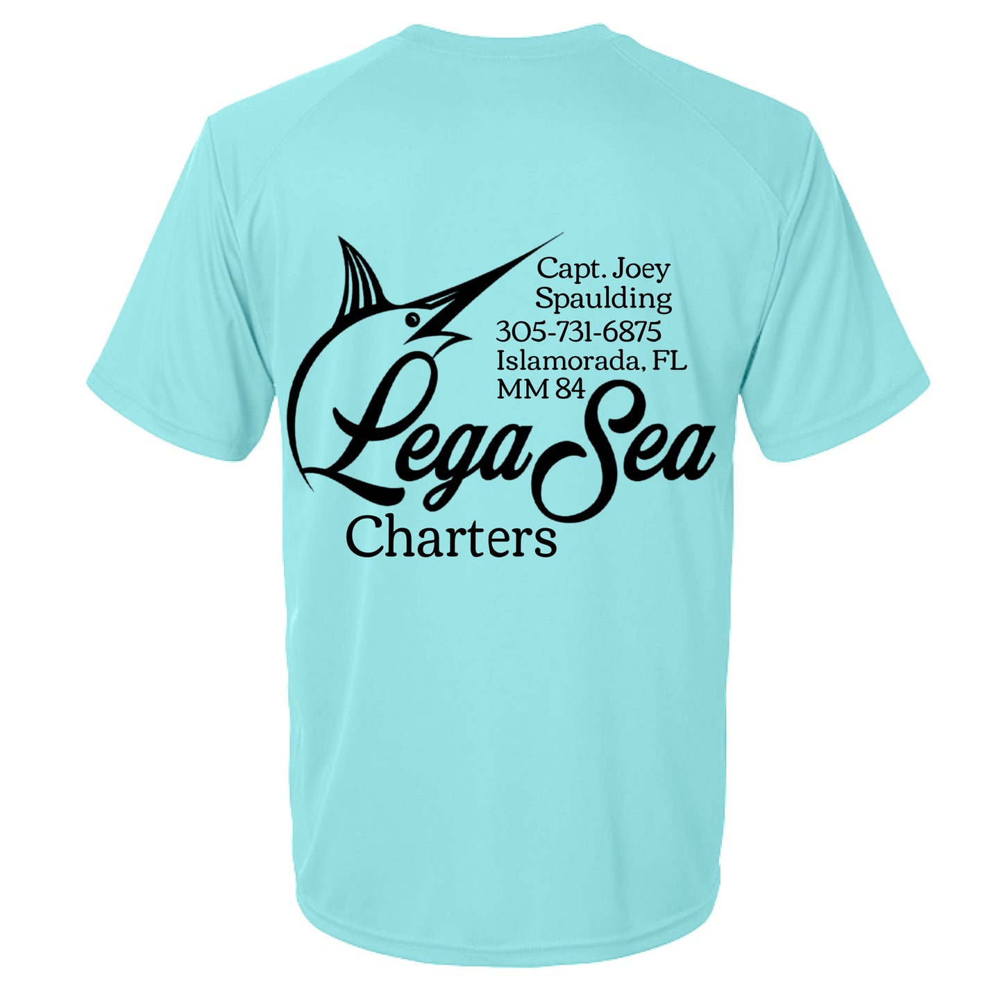 Aqua Blue - BACK